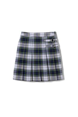  of Plaid Pleated Two-Tab Skort 