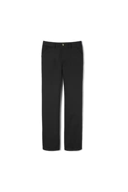  of Girls' Pull-On Straight Fit Stretch Twill Pant 