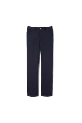  of Girls' Pull-On Straight Fit Stretch Twill Pant 