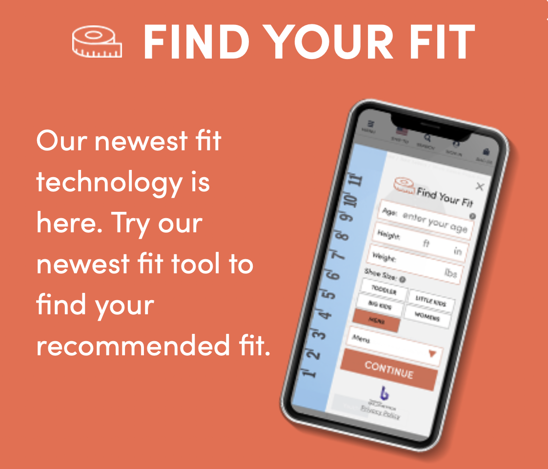 French Toast Find Your Fit. Our newest technology is here. Try out newest fit tool to find your recommended fit.