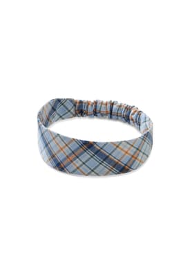 front view of  Plaid Headband