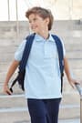 Complete Back view of Short Sleeve Piqué Polo  - 4 of 4