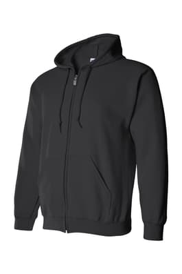 side view of  Heavy Cotton Full Zip Hoodie - FINAL SALE