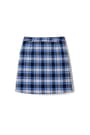 back view of  Plaid Pleated Two-Tab Skort opens large image - 2 of 2