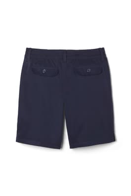 Back view of  Girls' Pull-On Twill Short - FINAL SALE