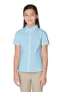 front on figure view of  Short Sleeve Stretch Blouse opens large image - 3 of 3