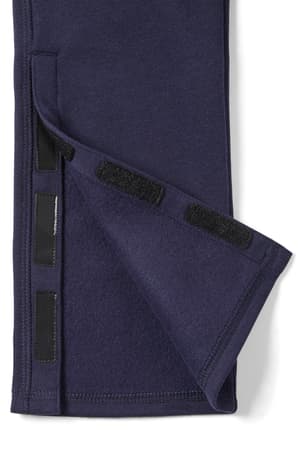 detail view of leg EZ-Closure of  Adaptive Fleece Sweatpant