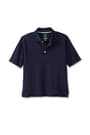 front view of  Adaptive Seated Short Sleeve Interlock Polo opens large image - 1 of 2