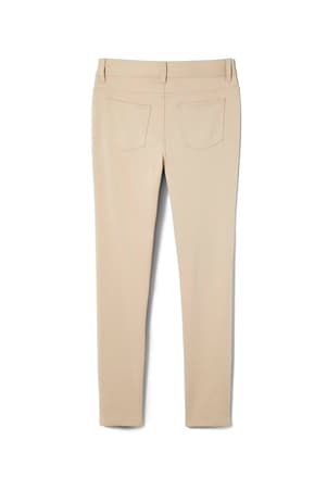 back view of  Girls' Slim Fit Stretch Ponte Pant