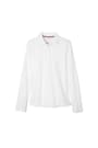 front view of  5-Pack Long Sleeve Fitted Stretch Pique Polo (Feminine Fit) opens large image - 7 of 7