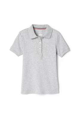  of Short Sleeve Fitted Interlock Polo with Picot Collar (Feminine Fit) 