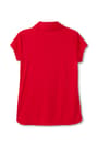 Back View of New! Short Sleeve Performance Polo (Feminine Fit) opens large image - 2 of 4
