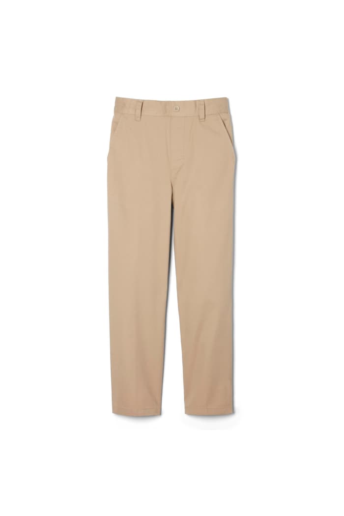 Front view of Boys' Pull-On Relaxed Fit Stretch Twill Pant 