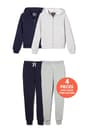 Cozy active fleece bundle. 4 pieces, pick your own colors