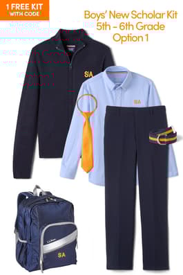  of Boys' New Scholar Kit 5th to 6th Grade Option 1 (One FREE kit w/code) 