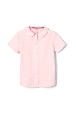  of Pink Short Sleeve Peter Pan Blouse - FINAL SALE 