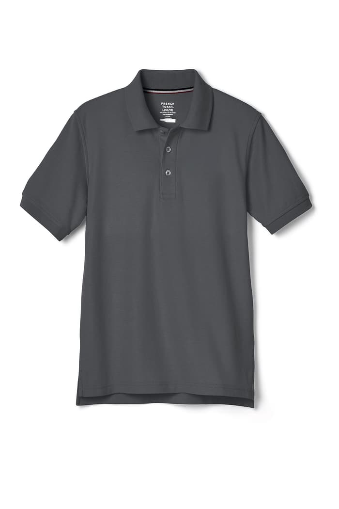 front view of  Short Sleeve Pique Polo