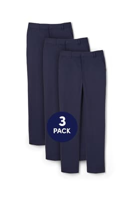  of 3-Pack Boys' Relaxed Fit Twill Pant 