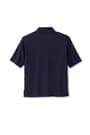 back view of  Adaptive Seated Short Sleeve Interlock Polo opens large image - 2 of 2