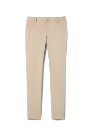 front view of  Girls' Slim Fit Stretch Ponte Pant