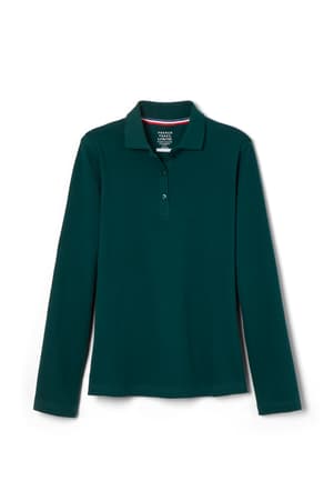  of Long Sleeve Fitted Stretch Pique Polo (Feminine Fit) 