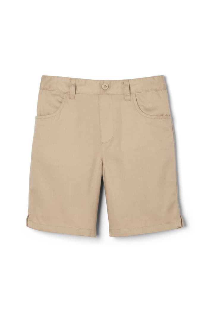 Front view of Girls' Pull-On Twill Short 
