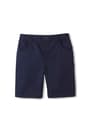 Back View of 3-Pack Girls' Pull-On Twill Short opens large image - 2 of 3