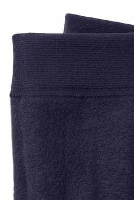 detail view of fleece lining of  2-Pack Ribbed Fleece-Lined Tights