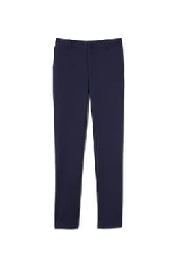 Front view of girls straight leg dress pants with power knees of  Girls' New Scholar Kit 5th to 6th Grade Option 2 (One FREE kit w/code)