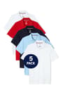 Short sleeve performance polos. 5 pack of  5-Pack Short Sleeve Performance Polo opens large image - 1 of 5