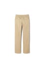 Back View of Girls' Pull-On Straight Fit Stretch Twill Pant opens large image - 2 of 2