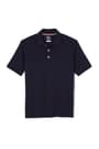 Front view of Short Sleeve Interlock Polo opens large image - 1 of 2