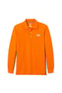 front view of  Co-Ed Long Sleeve Pique Polo with Success Academy Logo opens large image - 1 of 2