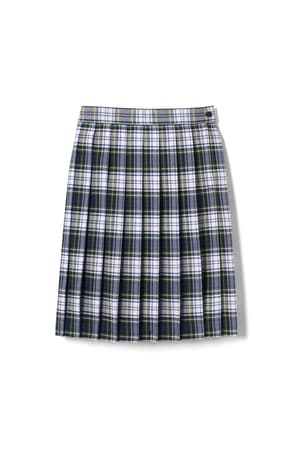  of At The Knee Plaid Pleated Skirt 