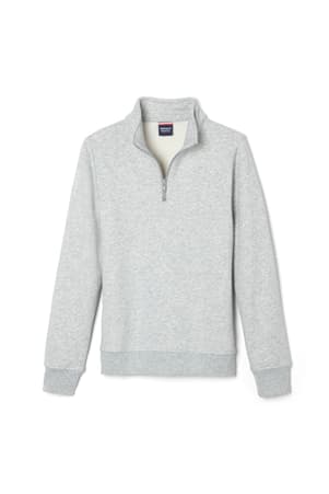 front view of  Quarter Zip Fleece Sweatshirt