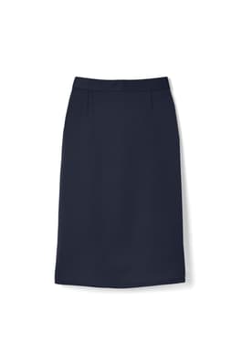  of Adjustable Waist Front Pleat Calf Length Skirt 