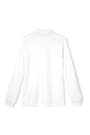 Back View of Long Sleeve Piqué Polo  - 2 of 2