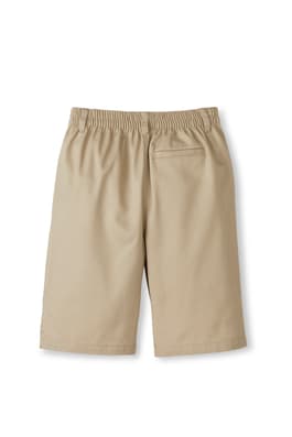 back view of  Boys' Pull-On Twill Short