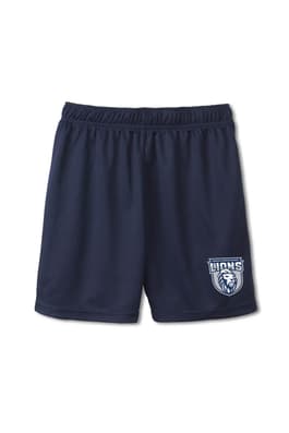 Front view of Durham performance mesh short