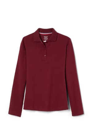  of Long Sleeve Fitted Stretch Pique Polo (Feminine Fit) 