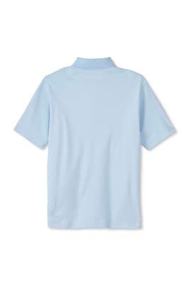 back view of  Adaptive Short Sleeve Interlock Polo