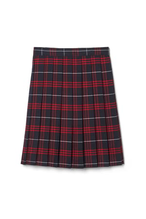  of At The Knee Plaid Pleated Skirt 