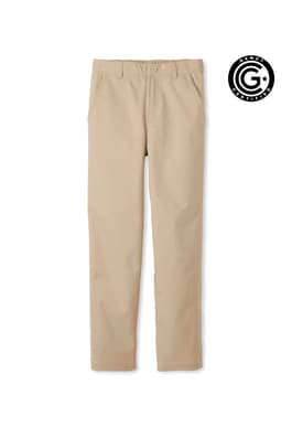 front view of  Boys' Adaptive Relaxed Fit Stretch Twill Pant