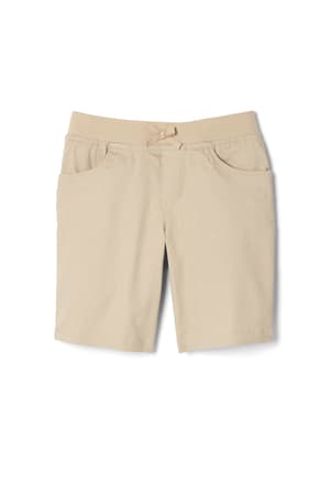  of Pull-On Stretch Twill Short with Knit Waistband - FINAL SALE 