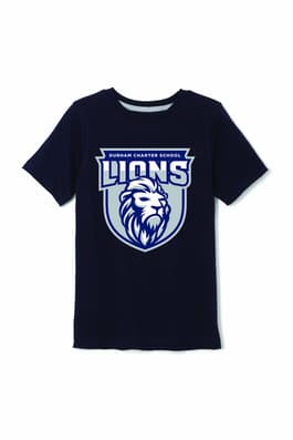 Front view of Durham short sleeve crewneck tee