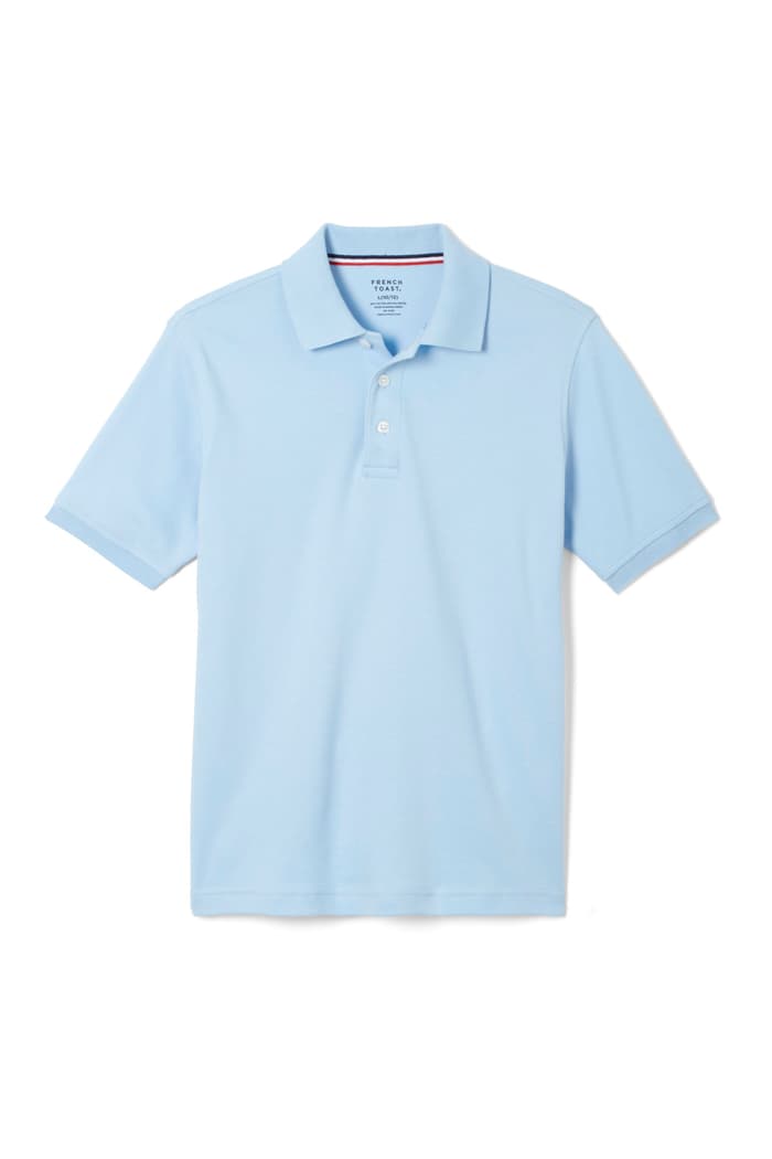 Front view of Short Sleeve Interlock Polo 