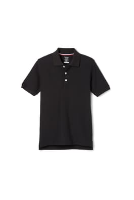 Product Image with Product code 1012,name  Short Sleeve Pique Polo   color BLAC 