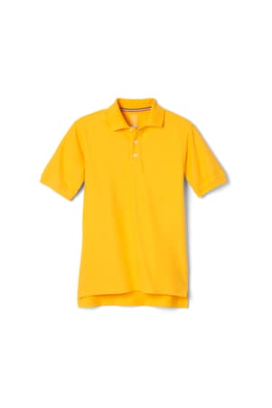 Product Image with Product code 1012,name  Short Sleeve Piqué Polo   color GOLD 