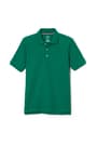 Front view of Short Sleeve Pique Polo opens large image - 1 of 5