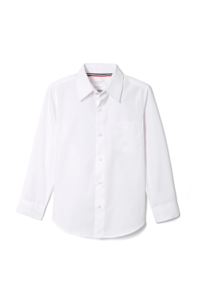 childrens white dress shirts Range Shirt - Youth Long Sleeve Crisp Stain Resistant Shirt because its specially designed to wear with a suit. Long Sleeve Dress Shirt -